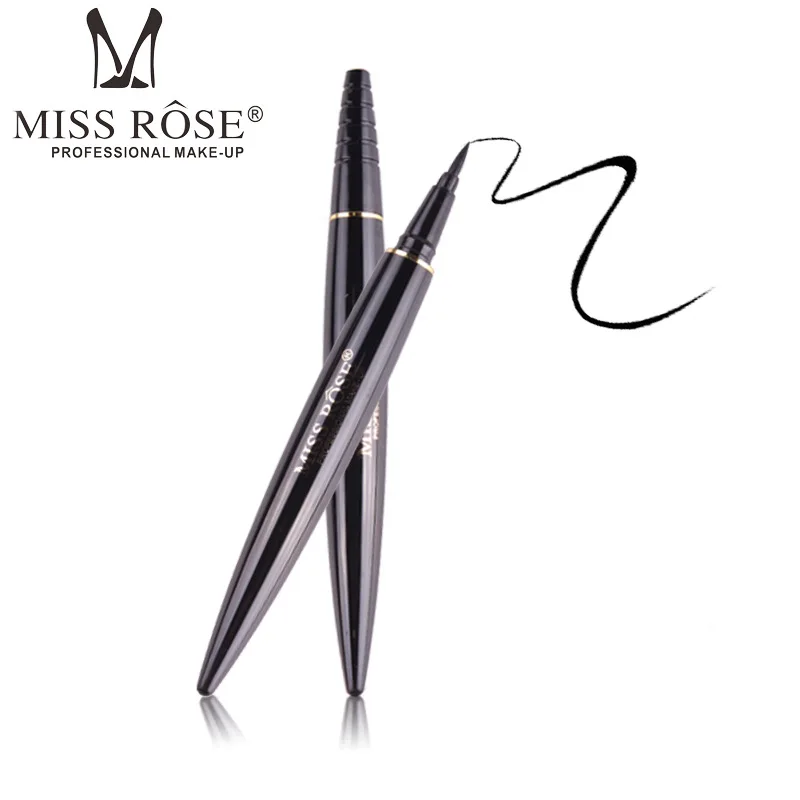 

MISS ROSE Eyeliner Pen bright black pen women make up Easy to Wear Long-lasting Easy to Wear Fast/Quick Dry