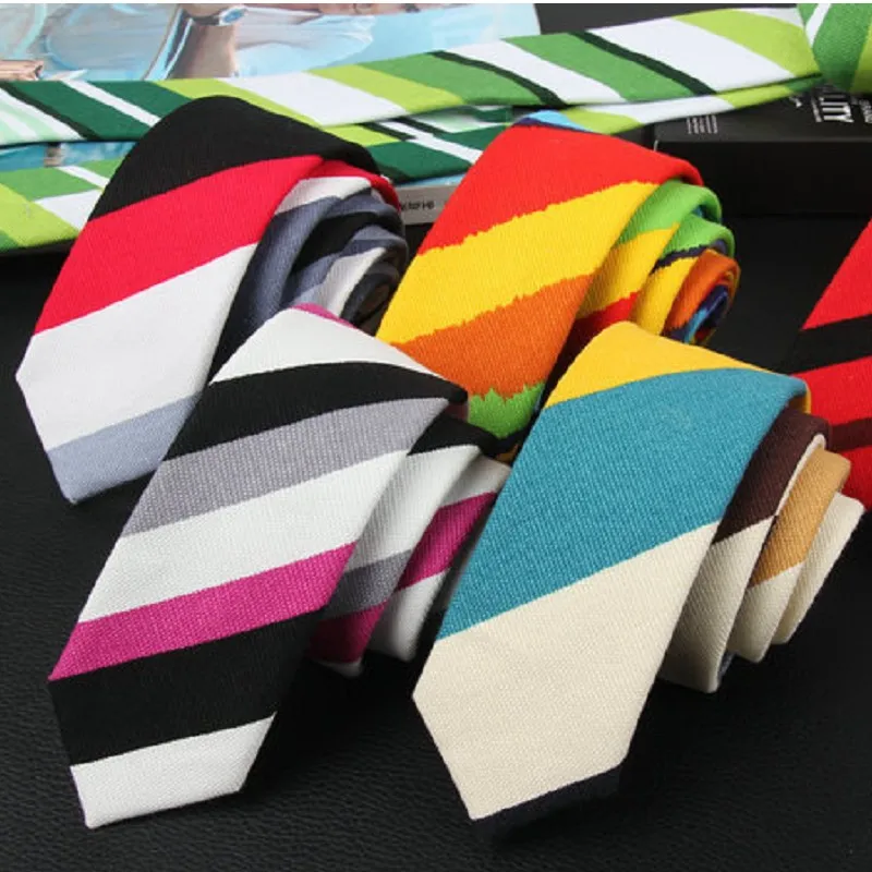 

fashion 5cm necktie striped tie for men neckwear skinny ties suit accessories man neck tie hip-hop
