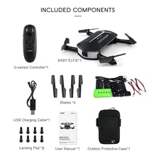 JJRC H37 Мини RC Дрон с 720P HD камерой Детские Elfie складной удержание высоты RC Wifi Fpv Квадрокоптер Карманный Дрон с Селфи
