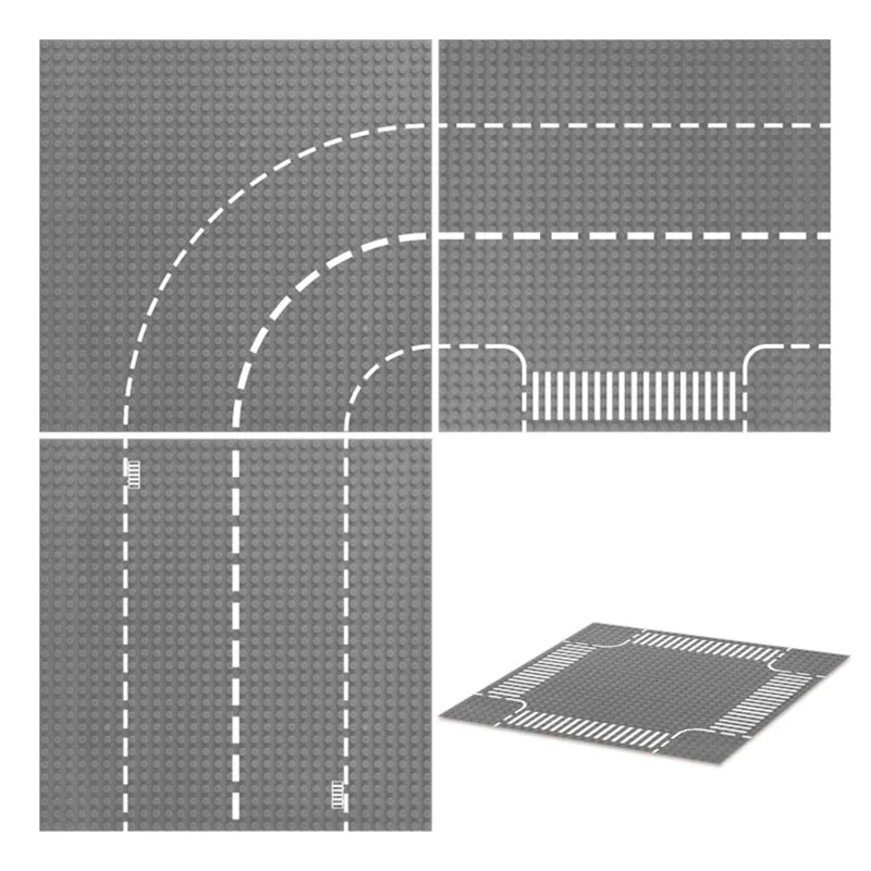 

Small Brick Base Plate 32*32 Dots DIY Building Blocks City Road Street Baseplates Accessories Compatible All Brands Bricks Toys