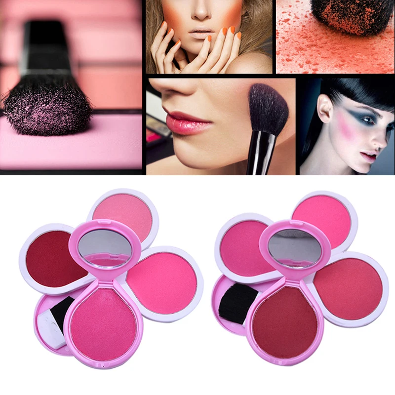 Miss Rose Balm Makeup Cheek Blush Powder 2 Colors blusher Glow Kit