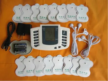 

2pcs/lot JR309A Health Care Electrical Muscle Stimulator Massageador Tens Acupuncture Therapy Slimming Body Massager 16pcs pads