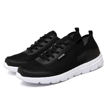 

2019 Men Shoes Summer Sneakers Men Breathable Men Casual Shoes Couple Lover Fashion Lace Up Chaussures Homme