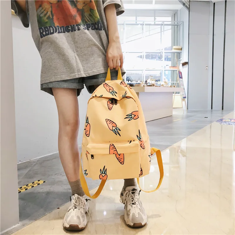 LJT авокадо зеленый женский рюкзак новая Студенческая модная школьная сумка рюкзак для путешествий Портативная сумка для отдыха