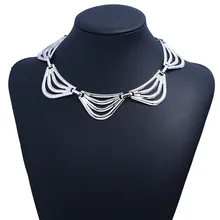 LZHLQ колье ожерелье для женщин чокер колье винтажное мощное богемное Бохо женское колье панк модные украшения