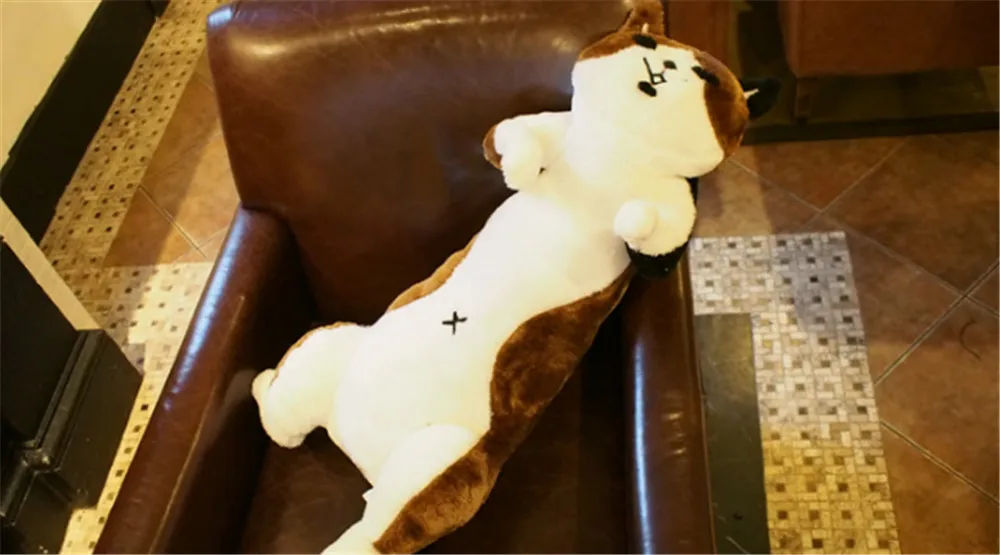  85cm Large Plush Cartoon Soft Cat Plush Pillow 33'' Big Animal Cats Stuffed Kids Play Doll Xmas Present16