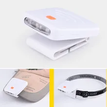 3LED фары Кепки светильник поворотный зажим-на шапке светильник хэндс-фри яркая фара Фонари кемпинг езда на велосипеде