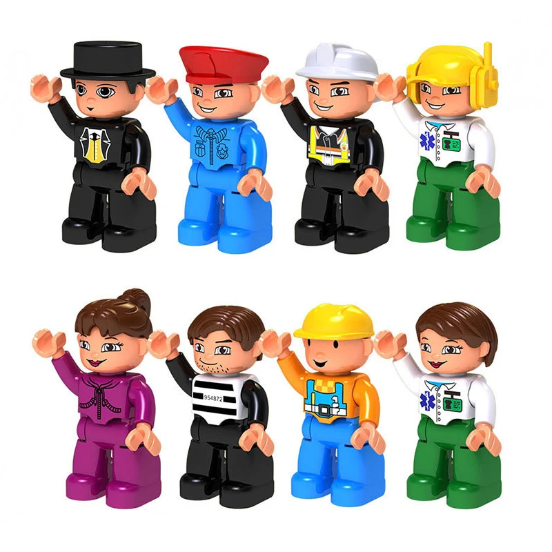 DIY Creative Bulk Granules Building Blocks Legoings Bricks Model Figures Educational Toys For Chilren Compatible Legoed Duploed