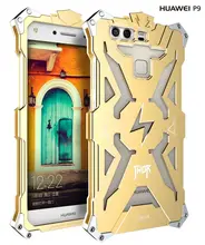 Design Armor Heavy Dust Metal Aluminum THOR IRONMAN protect phone shell case cover for huawei P9