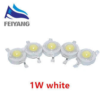 

1000pcs 1W LED High power Lamp beads Pure White/Warm White 300mA 3.2-3.4V 100-120LM 30mil Free shipping