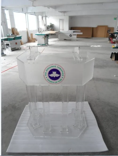 

platform organic stage the speakers podium crystal acrylic lectern reception church