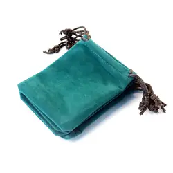 10 шт./партия Цвет: озерно-синий мягкий бархатный мешок 9x11 см ювелирные подарки упаковка мешочек на завязках мешочек для свадебной вечеринки