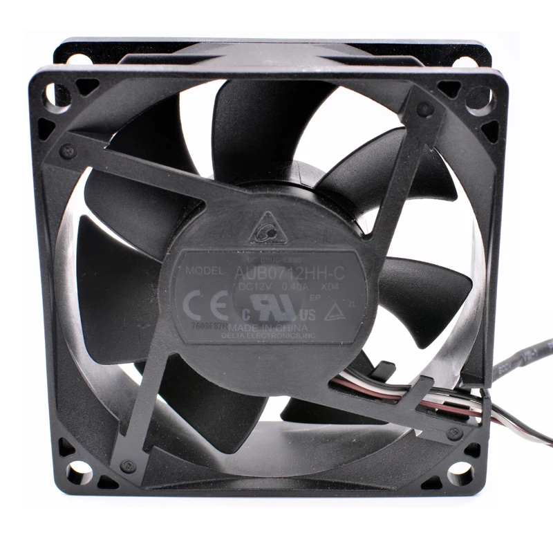 AUB0712HH-C 7cm 7025 70x70x25mm 70mm fan DC12V 0.40A Computer CPU projector cooling fan