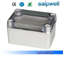 Лучшее горячая Распродажа IP66 маленький компактный электрический пластиковая коробка корпуса с прозрачной крышкой 125*125*100 высокое качество DS-AT-0609