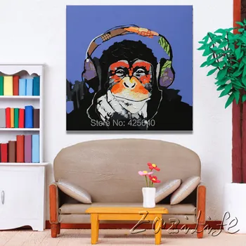 

Oil painting On Canvas Wall Pictures Paintings For Living Room Wall Art Canvas Pop art Ape modern abstract hand painted paint