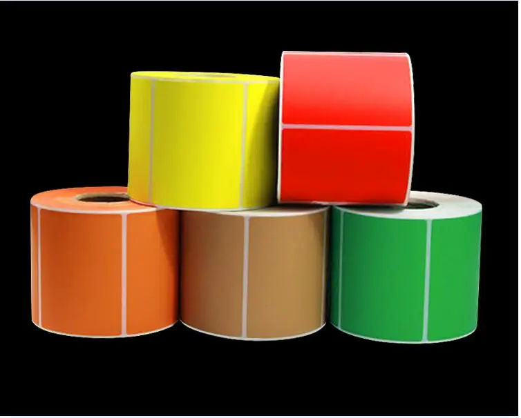Color Blank Label Direct Printing Stickers 70*40mm 1000pcs Label