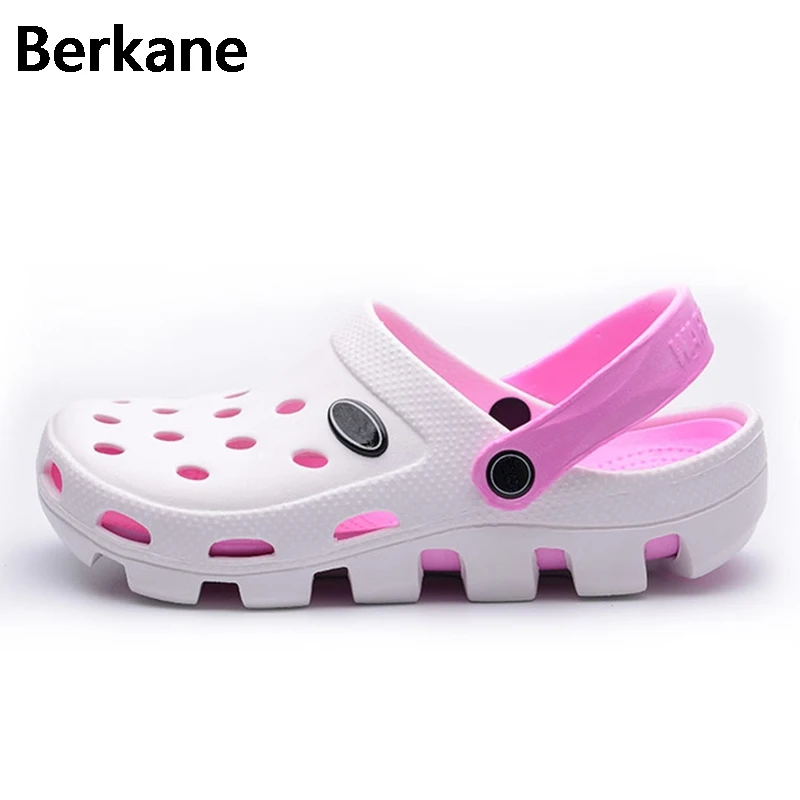 Ceny Letnie klapki damskie drewniaki muły Eva 2019 klapki japonki plaży buty ogrodowe moda oddychające sandały na zewnątrz Zapatos Mujer kolory