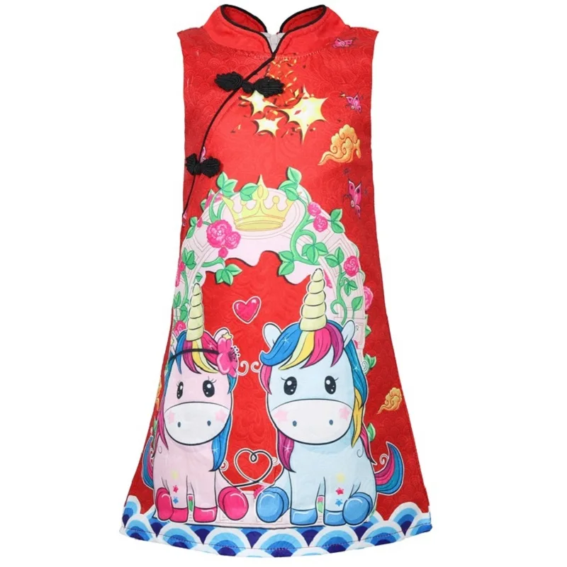 Платья для маленьких девочек; Robe Enfant jurk meisje детская одежда принцессы Платье с радугой единорога вечерние vestido infantil