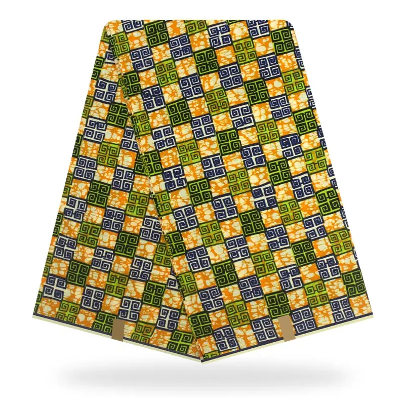 cotton wax african wax prints fabric 2019 high quality real dutch wax ankara fabric african fabric 6yards cotton fabric