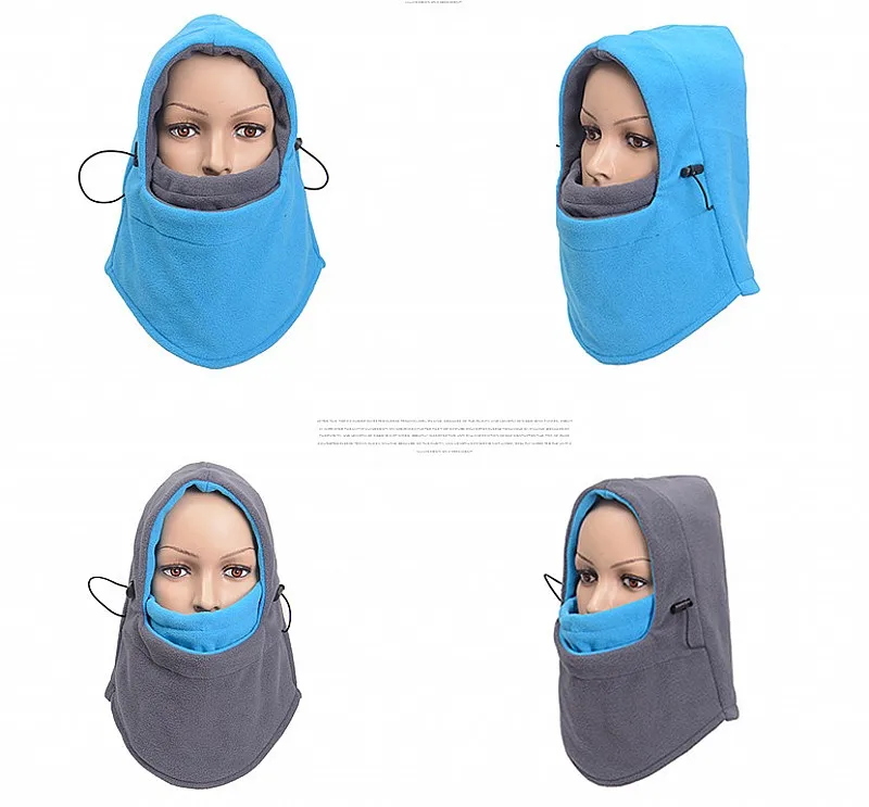 Зимняя Теплая Флисовая полная маска для лица унисекс модная Балаклава маски для глаз крышка шляпы Спортивная Кепка шейный шарф маска для рта