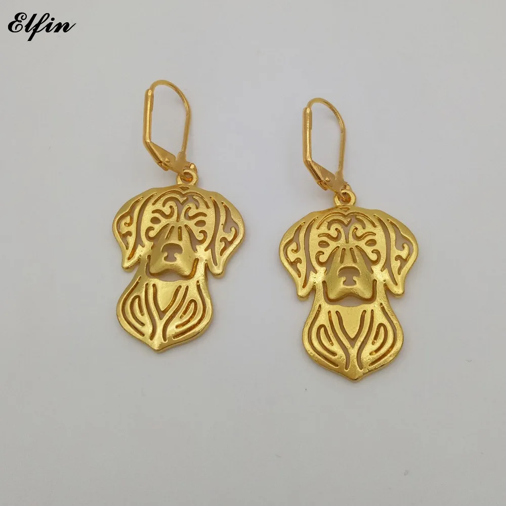 Elfin новые модные серьги Vizsla ювелирные изделия золотой цвет серебряный венгерские