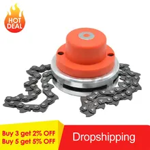 Grass Cutter Chain Trimmer Head Chain Brushcutter for Garden Grass Brush Cutter Tools Spare Parts for Trimmer Garden Tools newst