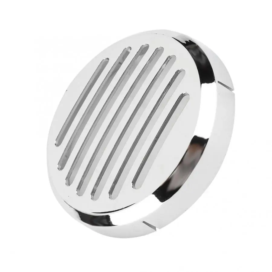

3.5 inch Silver Chrome Round Horn Cover Fits For Honda Cruisers Motorcycle Modification Accessories Motorcycle Horns cover