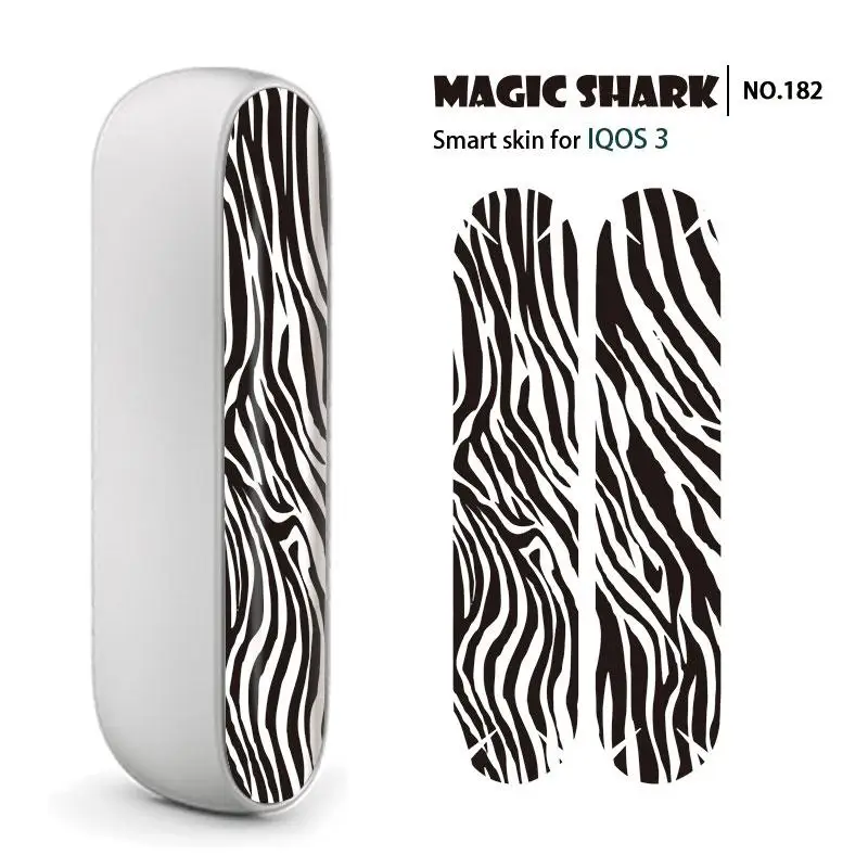 Чехол наклейка Magic Shark Army Flamingo Zebra Snake Super Heros для IQOS 3 пленка 0 182 197|Наклейки