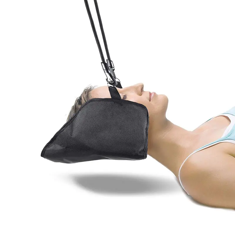

Hammock for Neck Pain Relief. Portable Cervical Traction and Relaxation Device