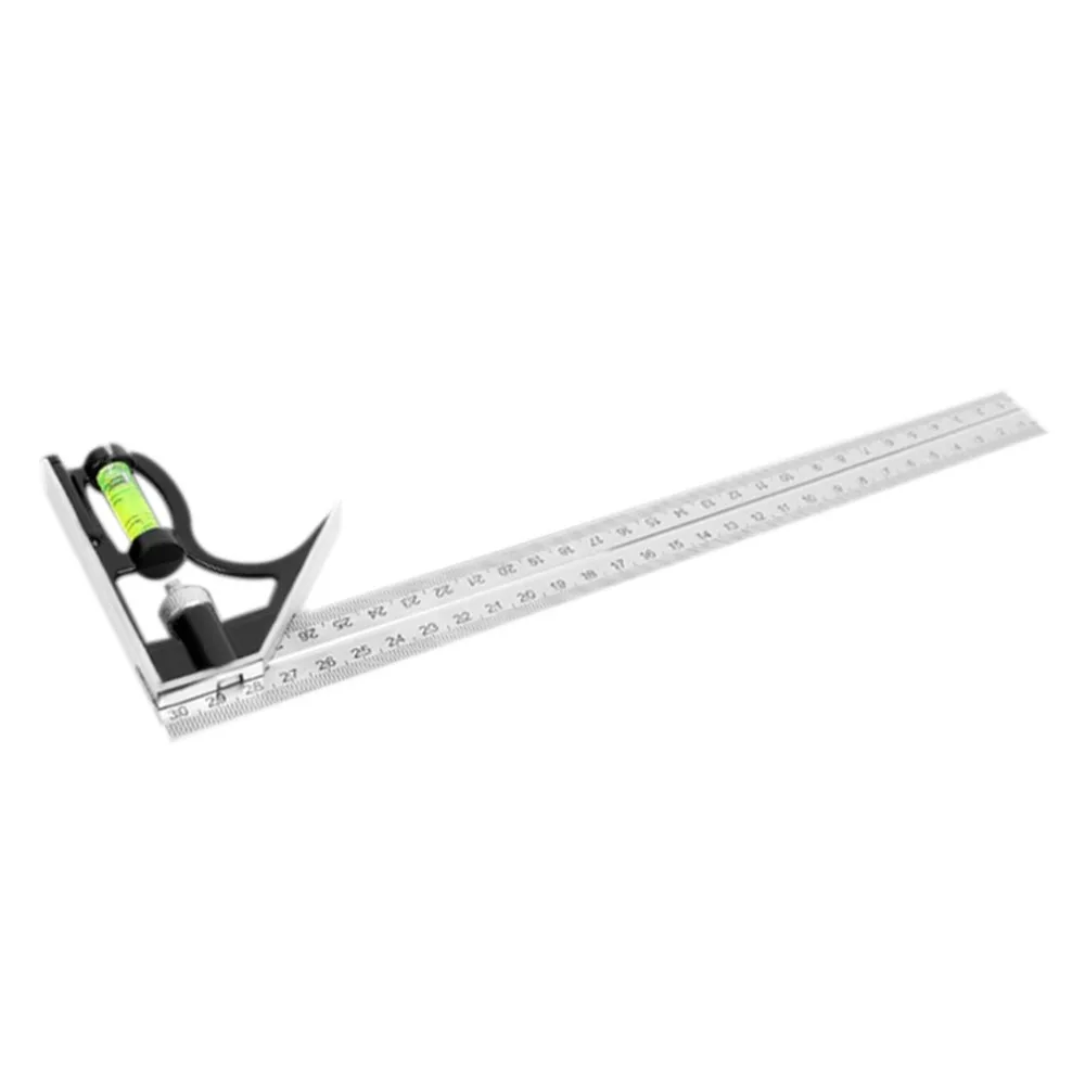 30cm Adjustable Square Ruler Stainless Steel Horizontal Ruler Measuring