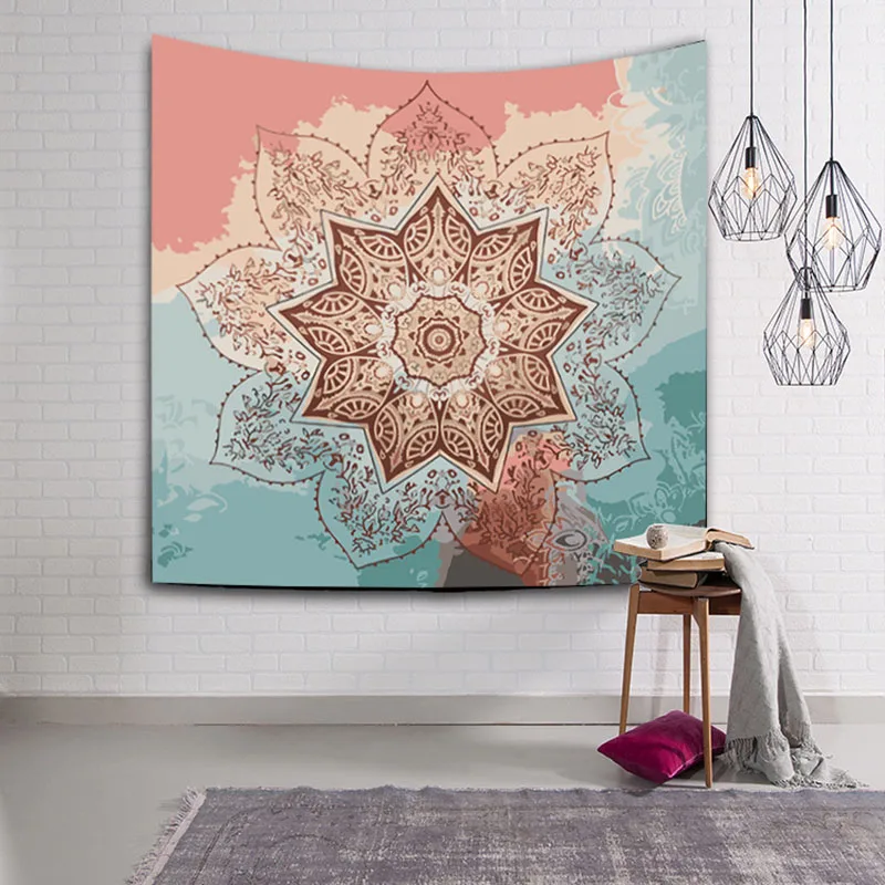 Fabric Wall Tapestry Mandala Sheets Home Textile Bedspread Indian Tapestries Wall Hanging