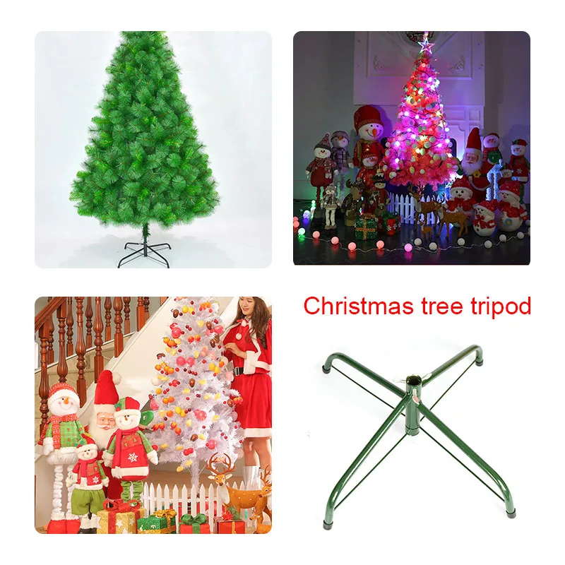 

Christmas Tree Iron Stand Foot Base Holder Bracket Decoration Rubber Pad For Home SLC88