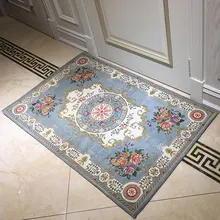 Европейский стиль Персидский Узор прикроватный коврик, Цветочный Коврик для кофейного столика, квадратный дверной коврик, кухонный коврик