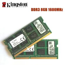 kingston 8 Гб PC3-12800S DDR3 1600 МГц 8 Гб ноутбук с оперативной памятью 8G PC3 12800 S 1600 МГц Тетрадь модуль sodimm ОЗУ