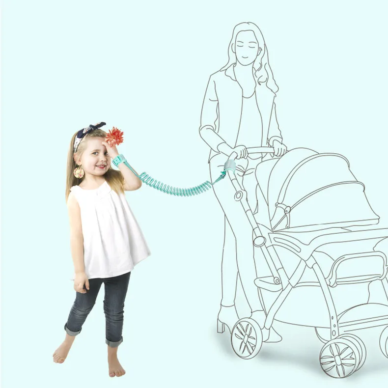 Регулируемый ремень безопасности для детей, не теряющий запястье, ремешок для ребенка, веревка для прогулок на открытом воздухе, ремешок для рук, браслет для детей с защитой от потери