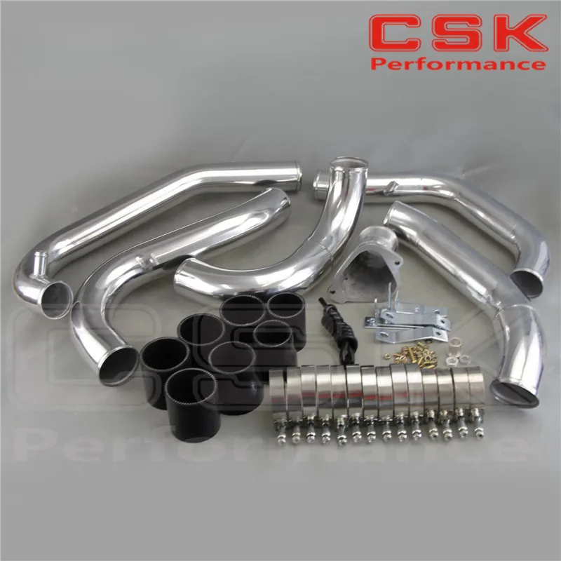 

Front Mount Intercooler pipe piping Kit for Mazda RX7 RX-7 FC FC3S 13B 86-91 BLACK