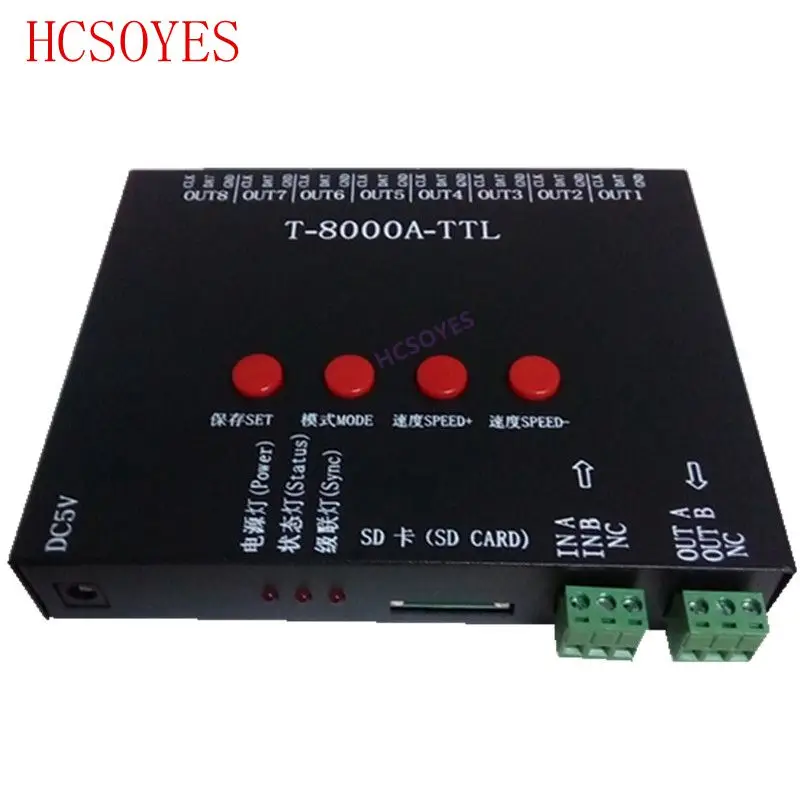 Контроллер для светодиодных лент ws2812b/WS2811/WS2813/LPD6803/DMX512 8192 пикселей|Контролеры RGB| |