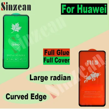 

100pcs 20D TOP Full Glass For Huawei Mate 30 lite/P30 lite/Honor 20i/Honor 8X/NOVA 5 Curved Edge Tempered Glass Screen Protector