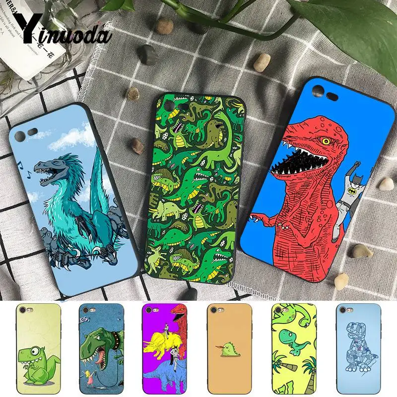 

Yinuoda Coque Dinosaur Patterned Brilliant Phone Case for iPhone7 6 X 8 6s Plus 5 5S SE XR XS XSMAX Case11 11pro 11promax