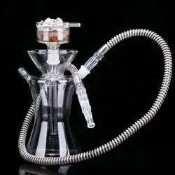 Набор кальян Новый арабский дымчатый прозрачный стеклянный горшок среднего размера подходит для курильщиков с чистым вкусом