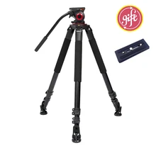 Miliboo irontower mtt703a 25 кг вес Медведь сплава Алюминий профессиональные видеокамеры штатив Стенд жидкости голову