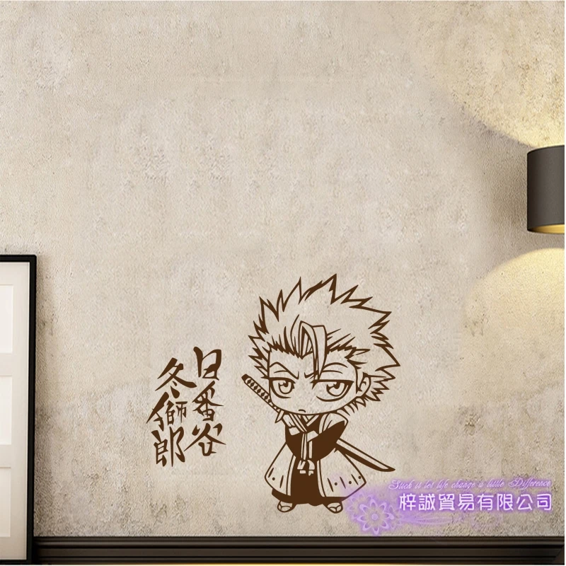 Аниме BLEACH Автомобильная наклейка Hitsugaya Toushirou Наклейка на стену с героями