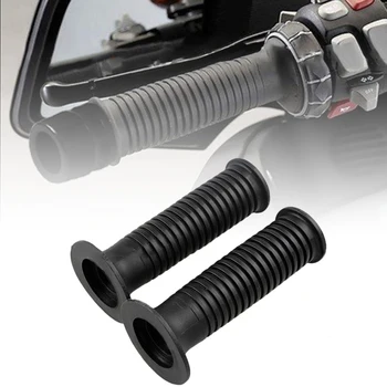 

2pcs set 22mm Black Rubber Hand Grips Hand Bars Handle for Motorcycle BMW F650CS F650GS K1100RS R1100