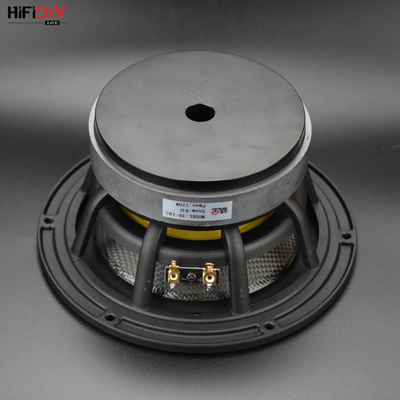 HIFIDIY живое аудио 7 1 дюйма 6 5 &quotнизкочастотный динамик 8OHM 120 Вт литой алюминиевый
