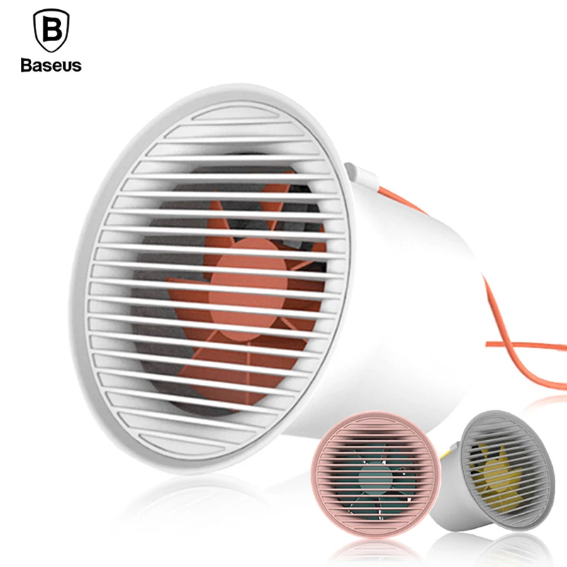 

Baseus USB Fan Portable Mini Fan 2 Speed Adjustable Removable Desktop Personal Cooling Fan USB Output Quiet Fan Ventilador USB