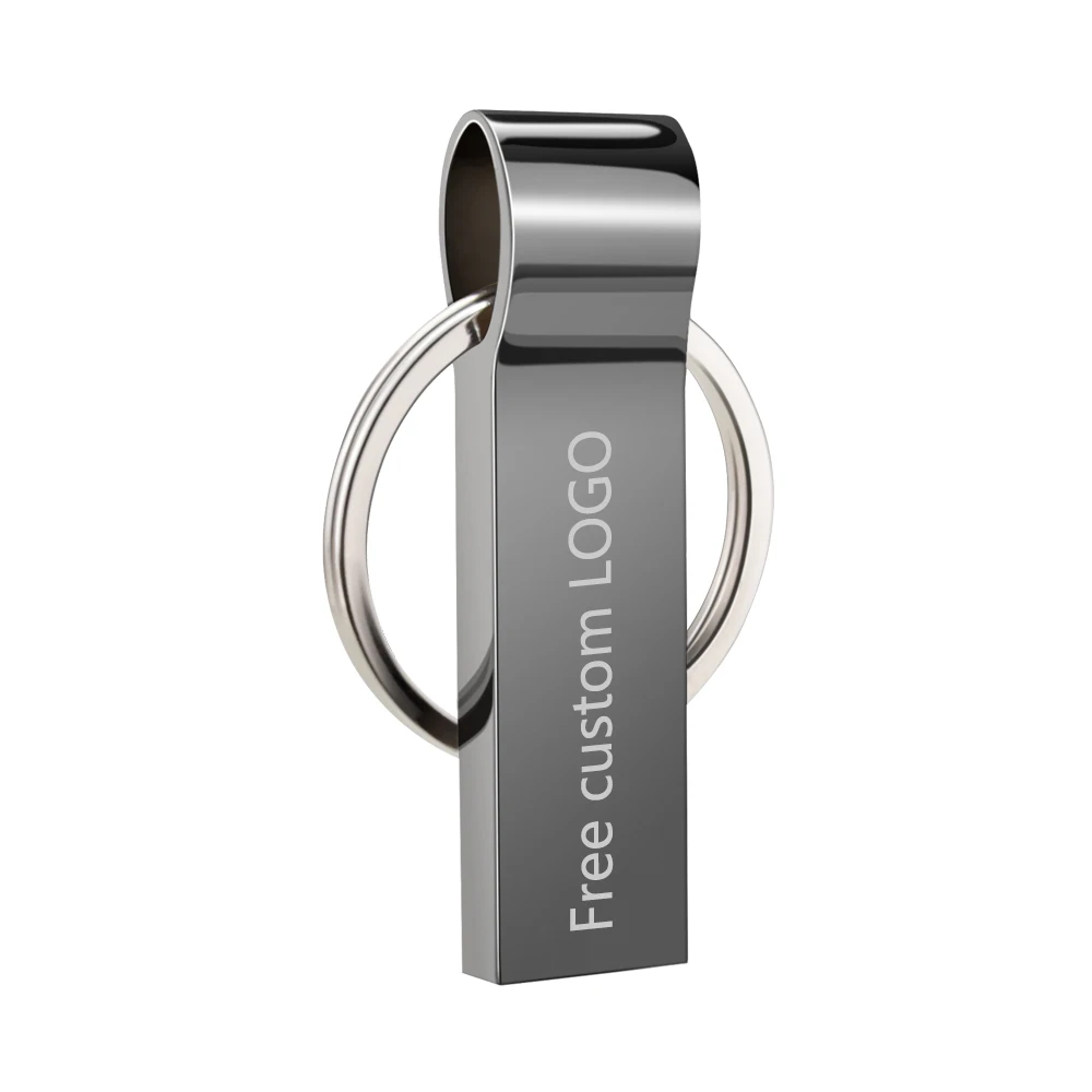 Usb флеш-накопитель 3,0, 128 ГБ, высококачественный флеш-накопитель, 4 ГБ, 8 ГБ, 16 ГБ, 32 ГБ, 64 ГБ, флеш-накопитель, карта памяти, металлический браслет, USB серый, свободный логотип