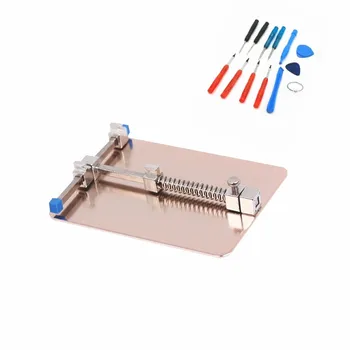 

Mobile phone motherboard stand PCB Circuit Board fixture motherboard stand with 13 pcs Mobile Phone Screwdriver Disassemble Tool