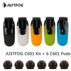 JUSTFOG C601 комплект для ручки с C601 Pod 1,7 мл бак 1.6ohm 650 мАч батарея 510 нить мини электронные сигареты в виде ручек стартовый набор