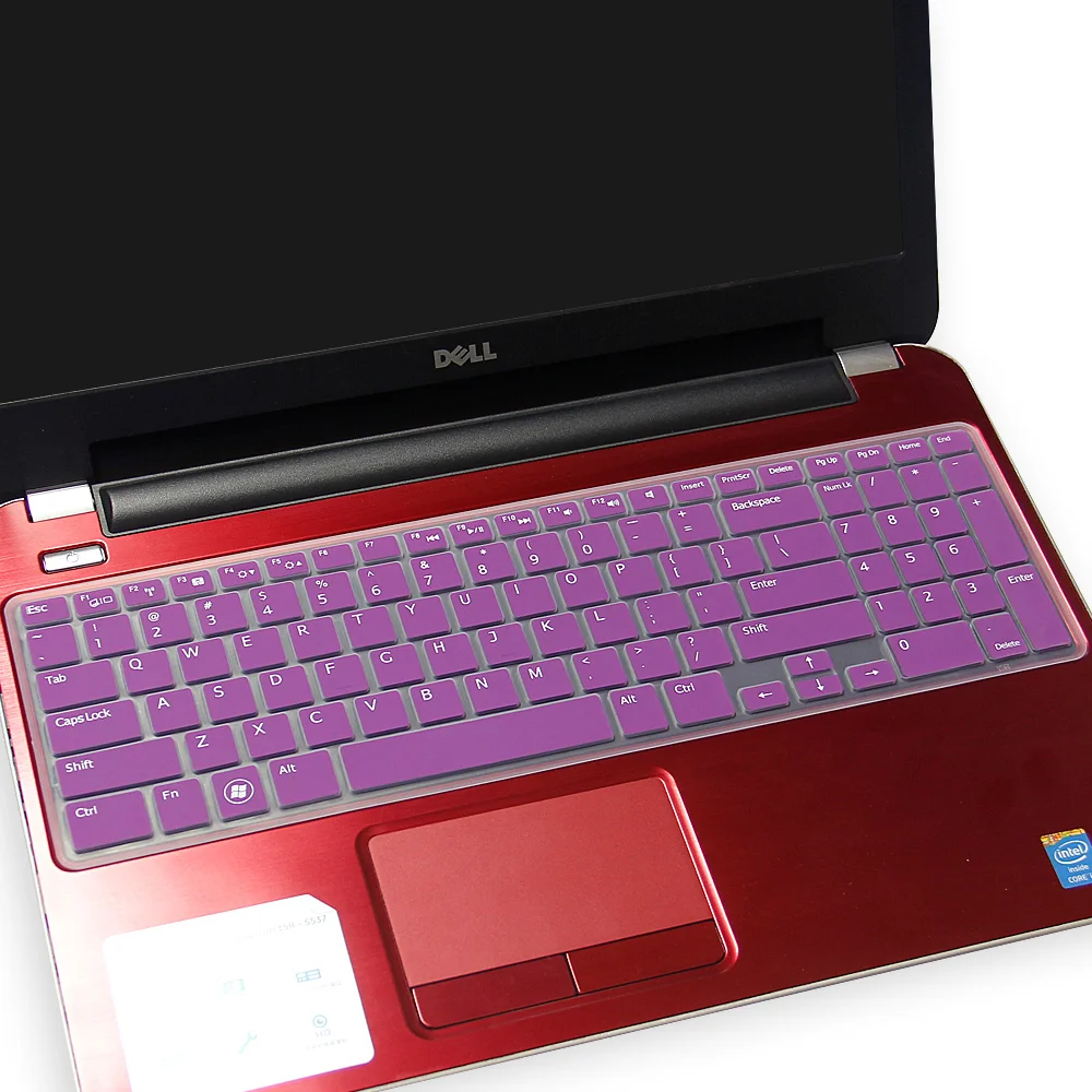 Силиконовый защитный чехол для клавиатуры Dell Inspiron 15 15R N5110 M511R M5110 5521 M531R 5537 3537 3521 15VD
