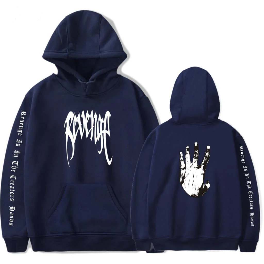 Hip Hop Xxxtentacion Revenge Hoodies Men/Women Hot Sweatshirts cool Rapper Hooded Boy/Girl Jacket boy girl streetwear pullover